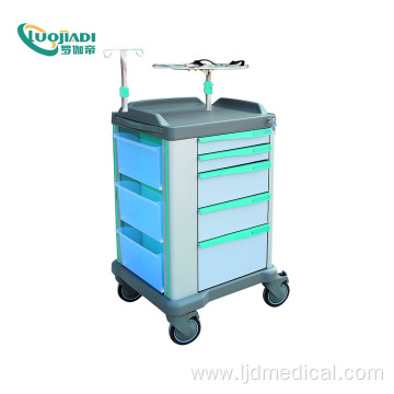 Emergency Drugs Trolley Medical Trolley ABS